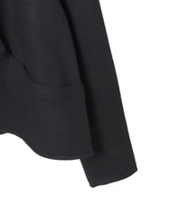 R6TAF01360 HIROKO BIS(小さいサイズ)(メゾン ドゥ サンク) 【小さいサイズ】スムースウールコンパクトジャケット アイボリー