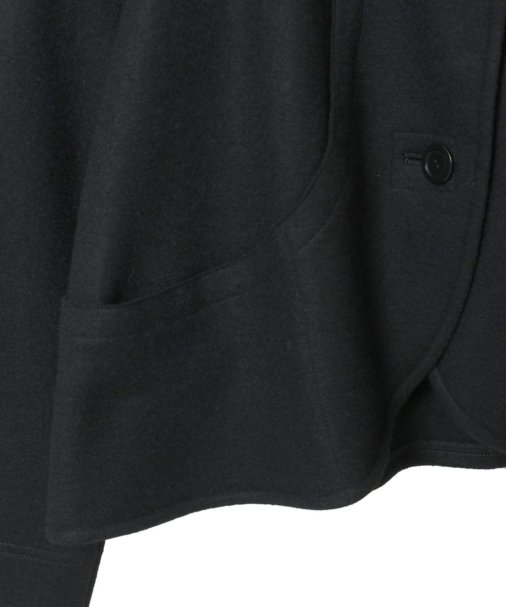 R6TAF01360 HIROKO BIS(小さいサイズ)(メゾン ドゥ サンク) 【小さいサイズ】スムースウールコンパクトジャケット アイボリー