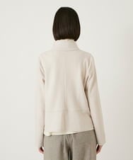 R6TAF01360 HIROKO BIS(小さいサイズ)(メゾン ドゥ サンク) 【小さいサイズ】スムースウールコンパクトジャケット アイボリー