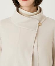 R6TAF01360 HIROKO BIS(小さいサイズ)(メゾン ドゥ サンク) 【小さいサイズ】スムースウールコンパクトジャケット アイボリー