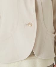 R6TAF01360 HIROKO BIS(小さいサイズ)(メゾン ドゥ サンク) 【小さいサイズ】スムースウールコンパクトジャケット アイボリー