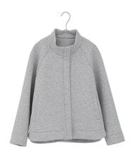 R6TDD50330 HIROKO BIS(小さいサイズ)(メゾン ドゥ サンク) ラウンドヘムショートブルゾン ネイビー