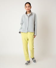 R6TDD50330 HIROKO BIS(小さいサイズ)(メゾン ドゥ サンク) ラウンドヘムショートブルゾン ライトグレー