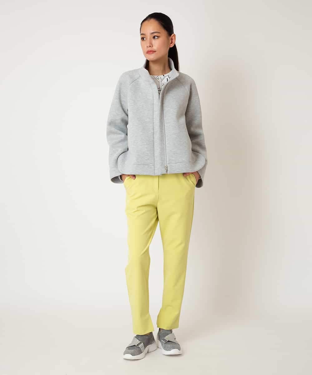 R6TDD50330 HIROKO BIS(小さいサイズ)(メゾン ドゥ サンク) ラウンドヘムショートブルゾン ネイビー