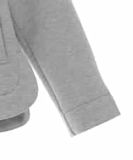 R6TDD50330 HIROKO BIS(小さいサイズ)(メゾン ドゥ サンク) ラウンドヘムショートブルゾン ライトグレー