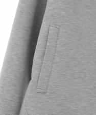 R6TDD50330 HIROKO BIS(小さいサイズ)(メゾン ドゥ サンク) ラウンドヘムショートブルゾン ライトグレー