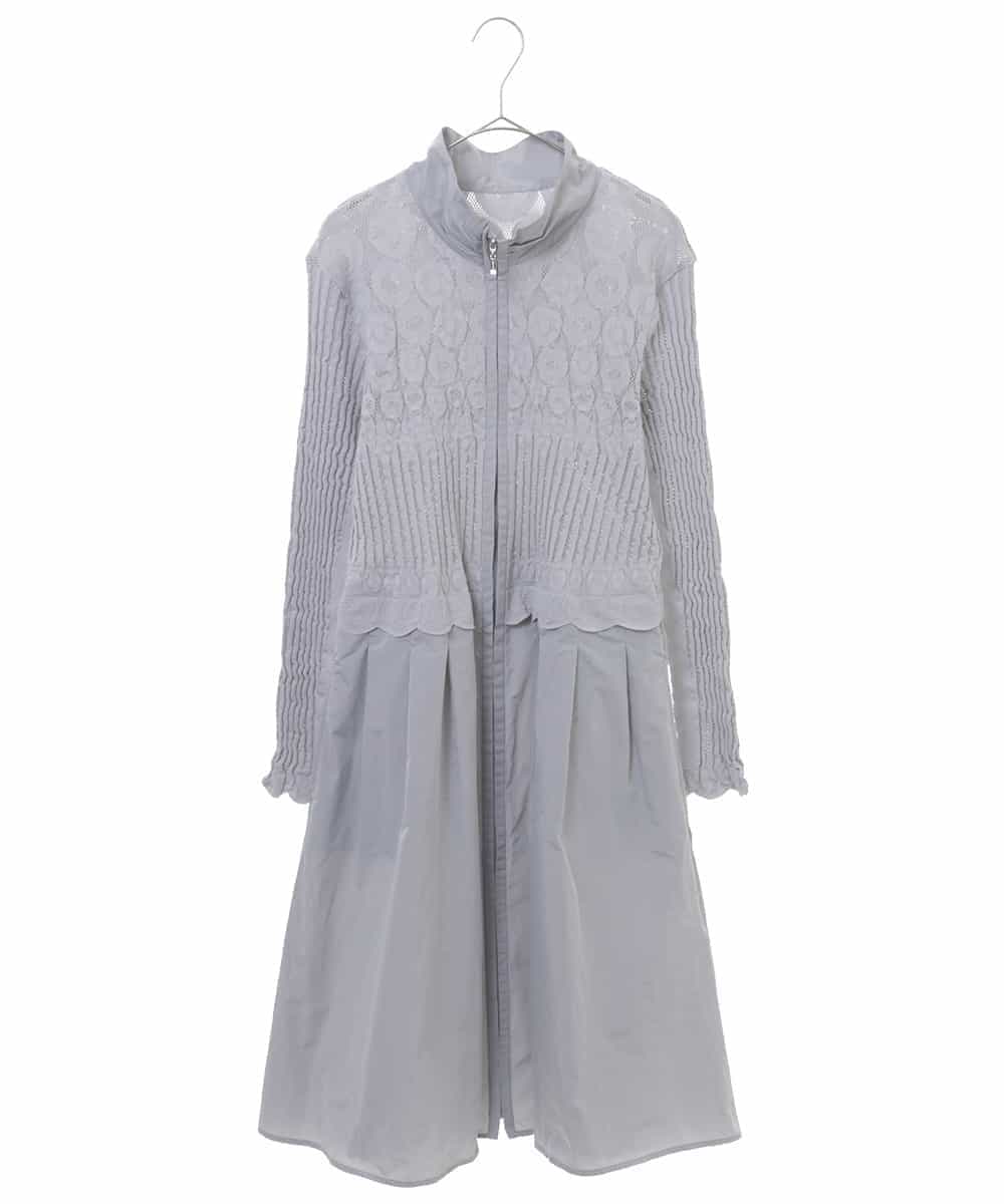 Hiroko Bis 小さいサイズ メゾン ドゥ サンク 小さいサイズ 洗える 日本製 プリモーディアルジップアップコートワンピース イトキンオンラインストア