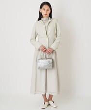 R6TLS10290 HIROKO BIS(小さいサイズ)(メゾン ドゥ サンク) 【小さいサイズ/洗える】トリコットショートジャケット ベージュ