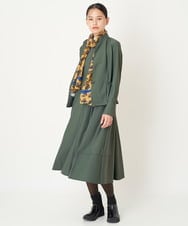 R6TLS10290 HIROKO BIS(小さいサイズ)(メゾン ドゥ サンク) 【小さいサイズ/洗える】トリコットショートジャケット ベージュ