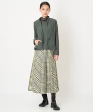 R6TLS10290 HIROKO BIS(小さいサイズ)(メゾン ドゥ サンク) 【小さいサイズ/洗える】トリコットショートジャケット ベージュ