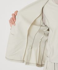 R6TLS10290 HIROKO BIS(小さいサイズ)(メゾン ドゥ サンク) 【小さいサイズ/洗える】トリコットショートジャケット ベージュ
