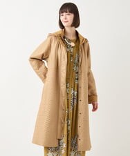R6UAA02690 HIROKO BIS(小さいサイズ)(メゾン ドゥ サンク) 【小さいサイズ】リバーシブルキルティングタフタフーディーコート カーキ