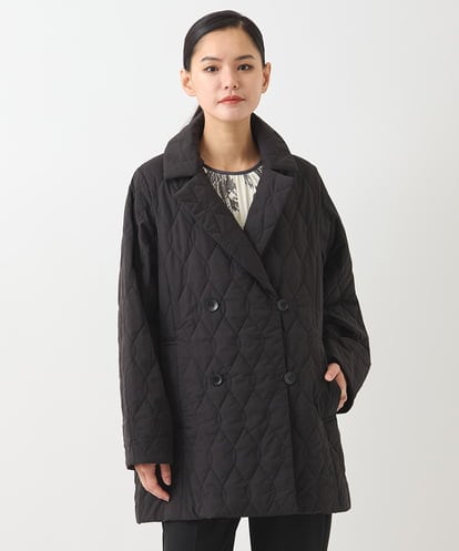 R6UAB05460 HIROKO BIS(小さいサイズ) 【小さいサイズ】マットタフタキルティングPコート