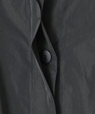 R6UAD01540 HIROKO BIS(小さいサイズ)(メゾン ドゥ サンク) 【小さいサイズ】メモリータフタフリルカラーコート ブラウン