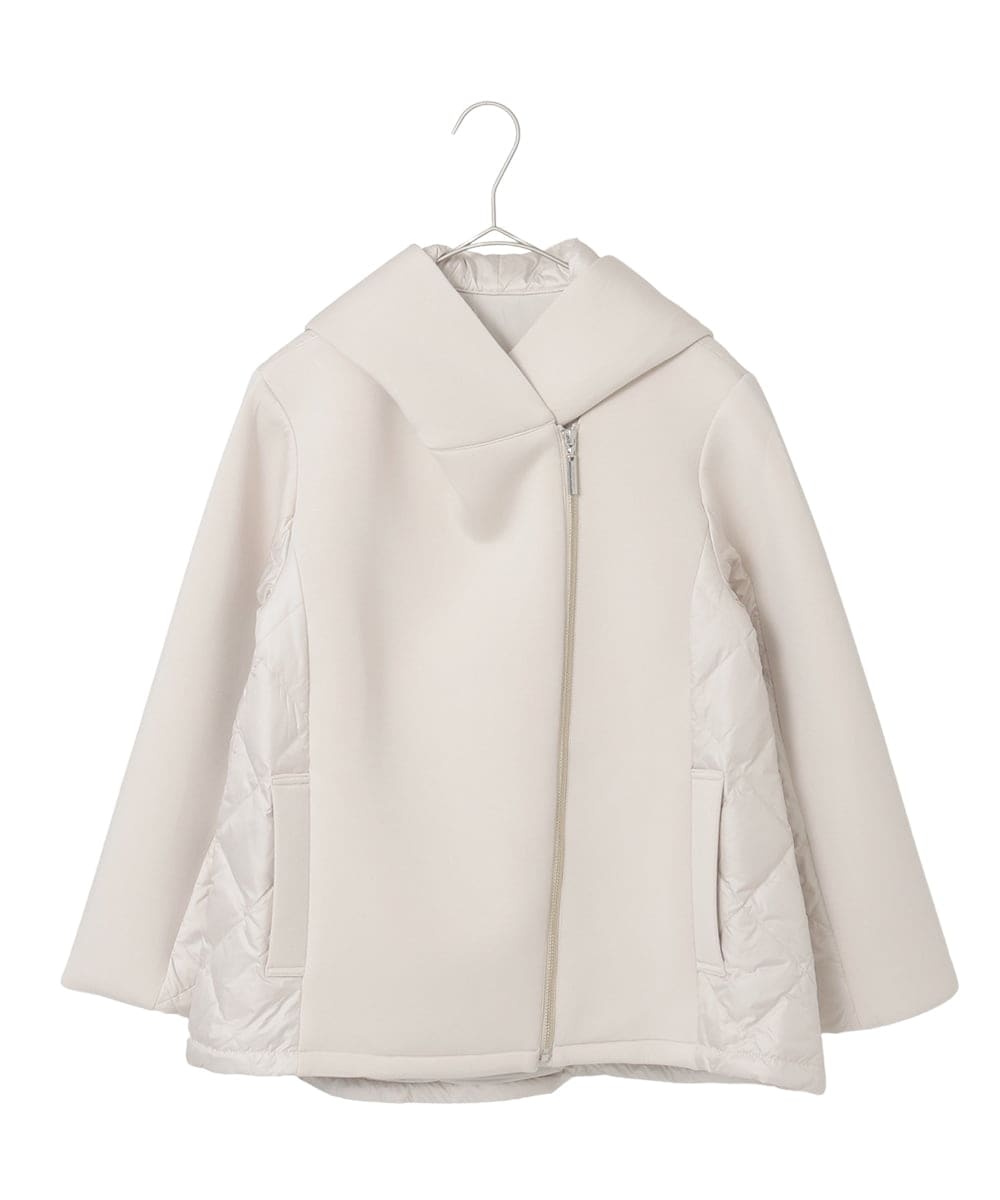 R6UAD05450 HIROKO BIS(小さいサイズ)(メゾン ドゥ サンク) 【小さいサイズ】ダンボールライトダウンジャケット ベージュ