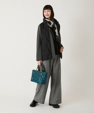 R6UAE05430 HIROKO BIS(小さいサイズ)(メゾン ドゥ サンク) 【小さいサイズ】圧着キルトジョイントデザインコート ベージュ