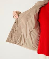 R6UAE05430 HIROKO BIS(小さいサイズ)(メゾン ドゥ サンク) 【小さいサイズ】圧着キルトジョイントデザインコート ベージュ