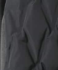 R6UAE05430 HIROKO BIS(小さいサイズ)(メゾン ドゥ サンク) 【小さいサイズ】圧着キルトジョイントデザインコート ブラック