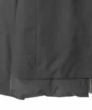 R6UAE40540 HIROKO BIS(小さいサイズ)(メゾン ドゥ サンク) 【小さいサイズ】レイヤード風ツイルダウンコート ブラック