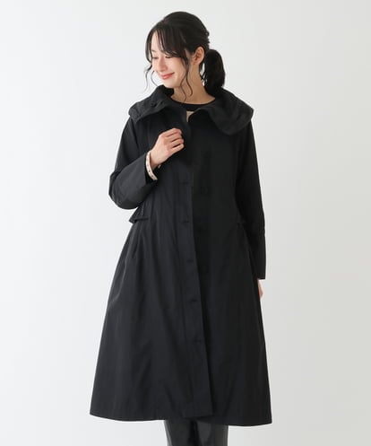 R6UCT20690 HIROKO BIS(小さいサイズ) 【小さいサイズ】異素材ドッキングタフタコート