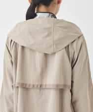 R6UDD60430 HIROKO BIS(小さいサイズ)(メゾン ドゥ サンク) 【小さいサイズ】ビッグカラーテントラインコート ベージュ