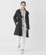 R6UDD60430 HIROKO BIS(小さいサイズ)(メゾン ドゥ サンク) 【小さいサイズ】ビッグカラーテントラインコート ベージュ