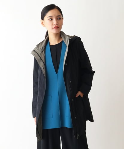 R6ULW75490 HIROKO BIS(小さいサイズ) 【小さいサイズ】メモリーダブルフェイスコート /洗える