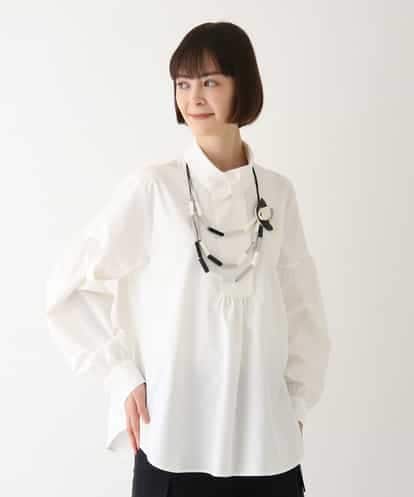 RBBAV15220 HIROKO BIS 【洗濯機で洗える】ギャザーアクセントブラウス