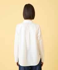 RBBED30270 HIROKO BIS(ヒロコ ビス) ドローイングフラワーブラウス ホワイト