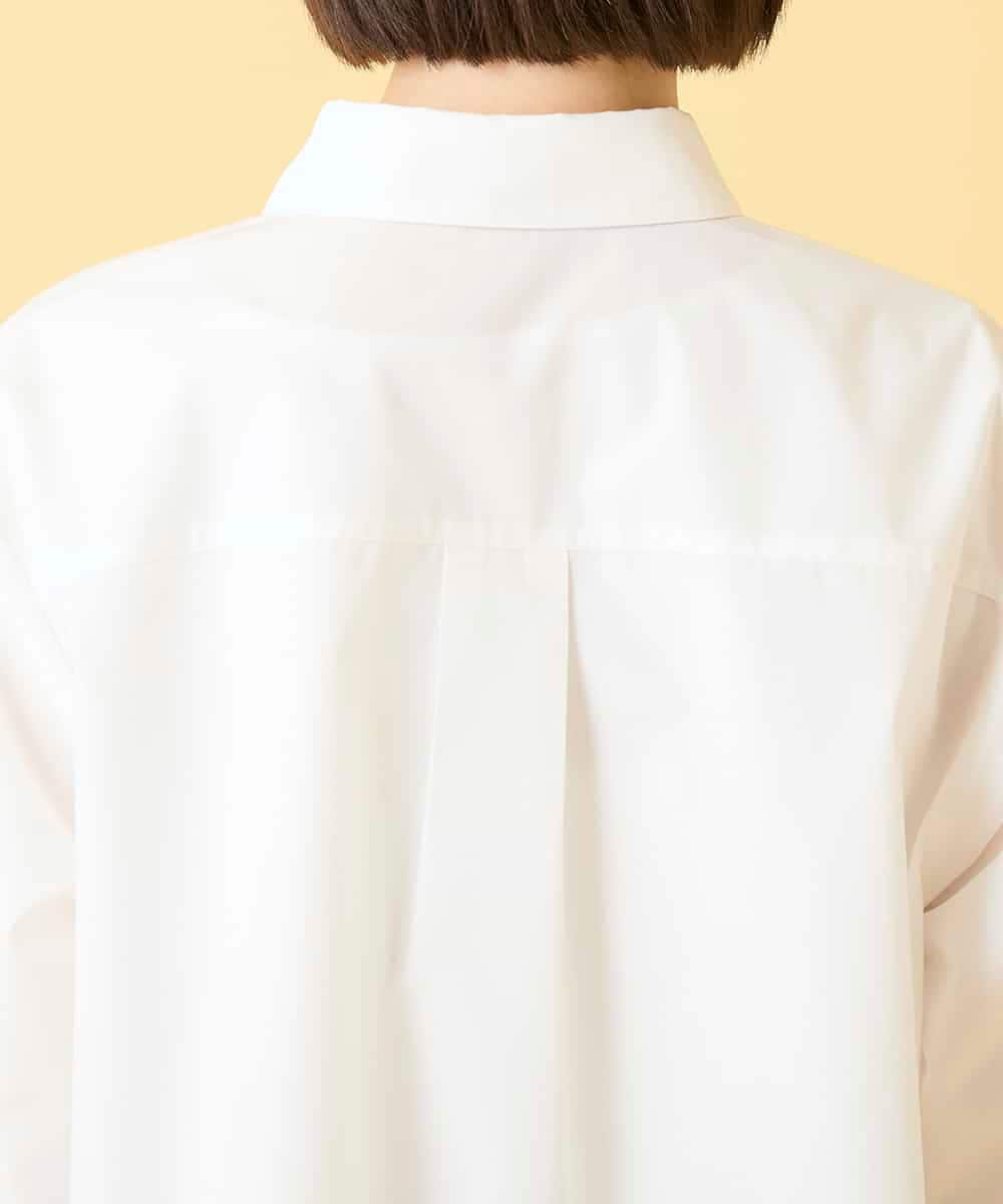 RBBED30270 HIROKO BIS(ヒロコ ビス) ドローイングフラワーブラウス ホワイト