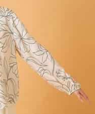 RBBED55290 HIROKO BIS(ヒロコ ビス) ボタニカルモチーフプルオーバーブラウス アイボリー