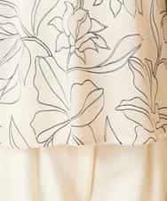 RBBED55290 HIROKO BIS(ヒロコ ビス) ボタニカルモチーフプルオーバーブラウス アイボリー