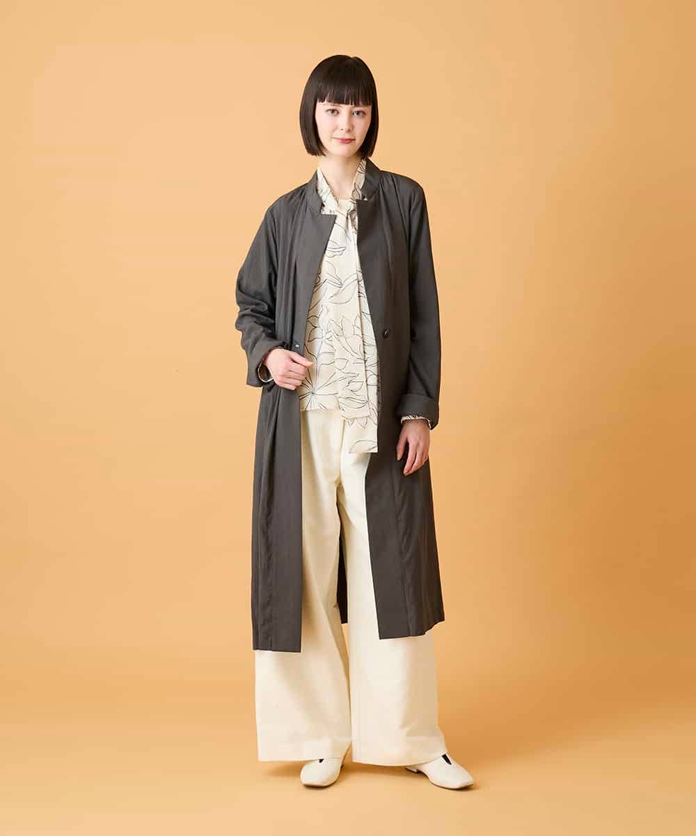 RBBED55290 HIROKO BIS(ヒロコ ビス) ボタニカルモチーフプルオーバーブラウス アイボリー