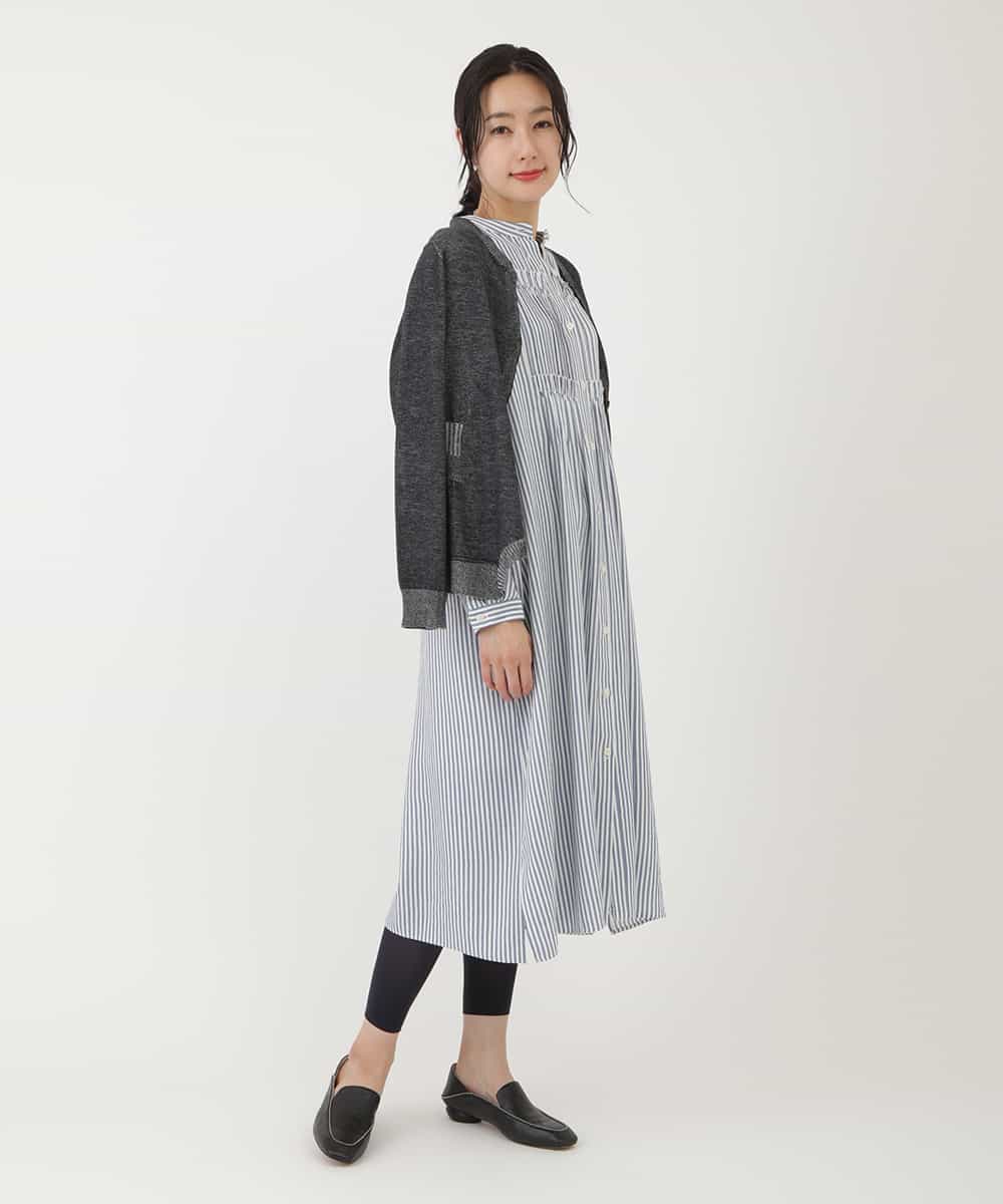 洗える ストライプシャツワンピース ワンピース Hiroko Bis ヒロコ ビス イトキンオンラインストア