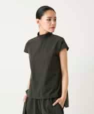 RBBFD10210 HIROKO BIS(ヒロコ ビス) リブネックフレンチスリーブカットソー カーキ