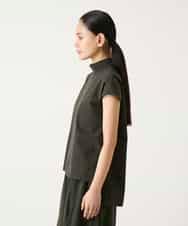 RBBFD10210 HIROKO BIS(ヒロコ ビス) リブネックフレンチスリーブカットソー カーキ