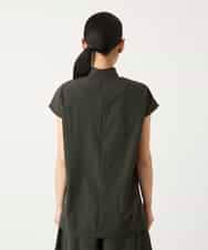 RBBFD10210 HIROKO BIS(ヒロコ ビス) リブネックフレンチスリーブカットソー カーキ