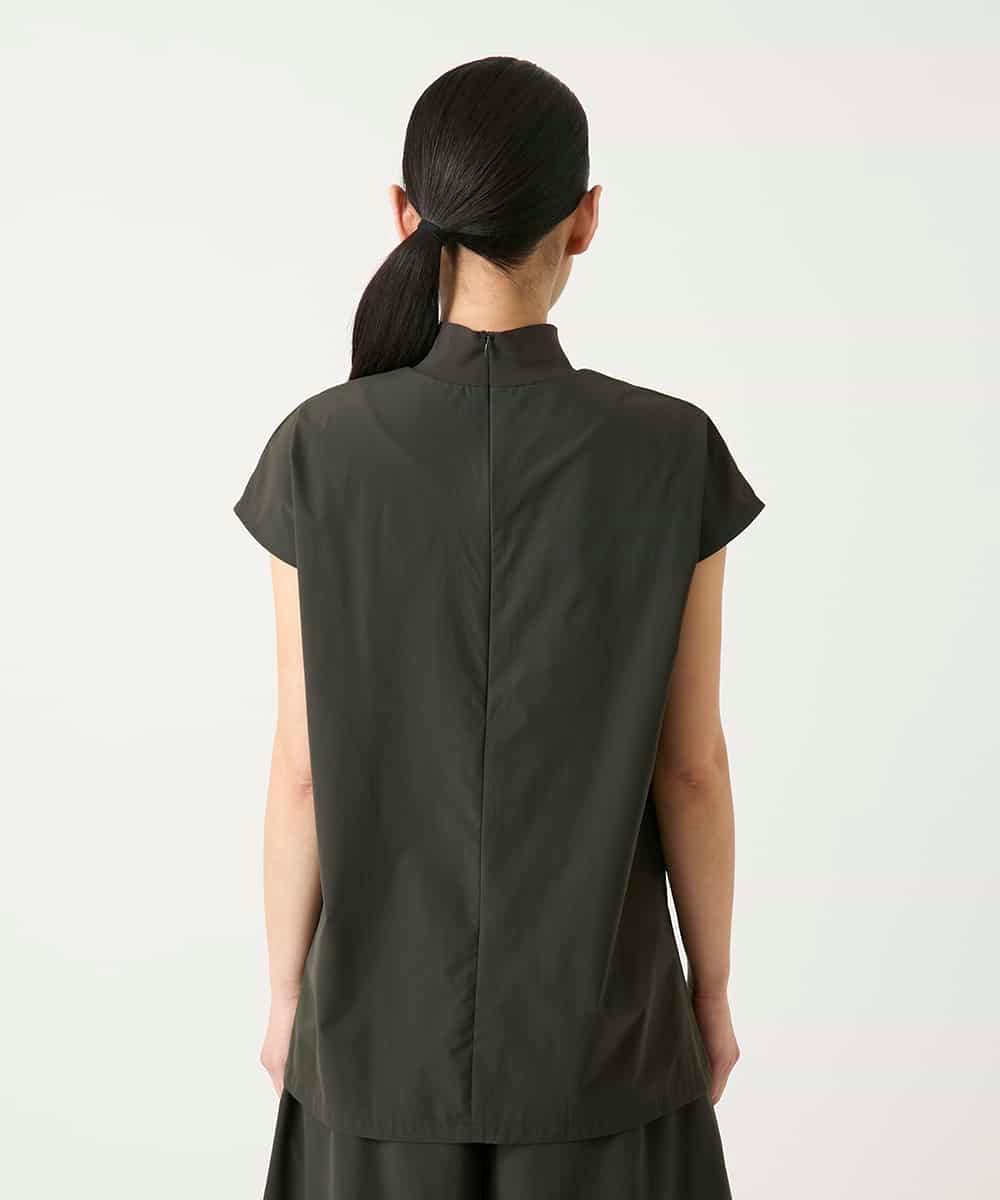 RBBFD10210 HIROKO BIS(ヒロコ ビス) リブネックフレンチスリーブカットソー カーキ