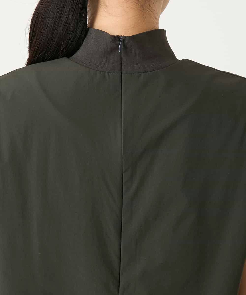 RBBFD10210 HIROKO BIS(ヒロコ ビス) リブネックフレンチスリーブカットソー カーキ