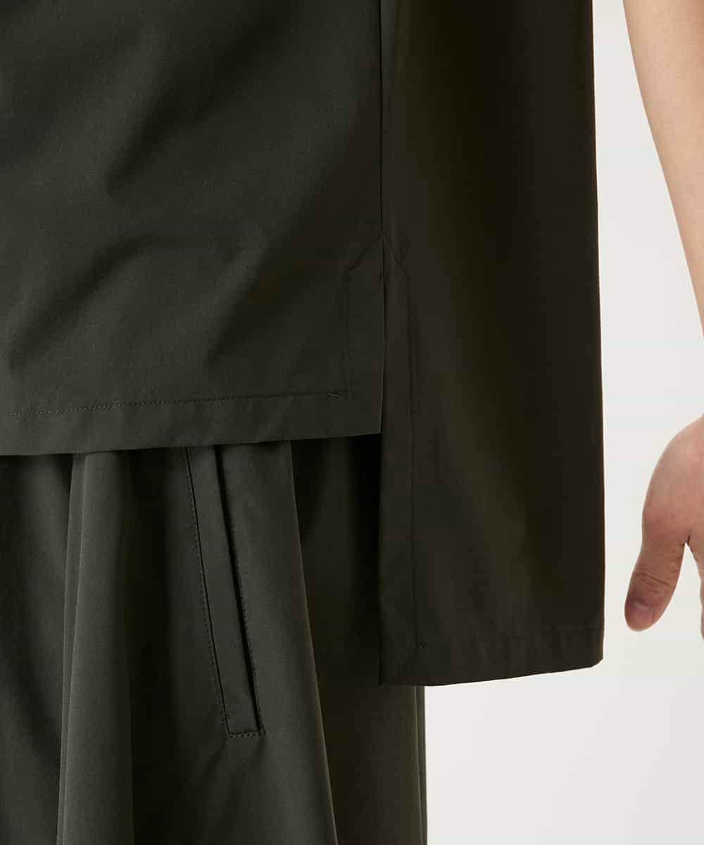 RBBFD10210 HIROKO BIS(ヒロコ ビス) リブネックフレンチスリーブカットソー カーキ