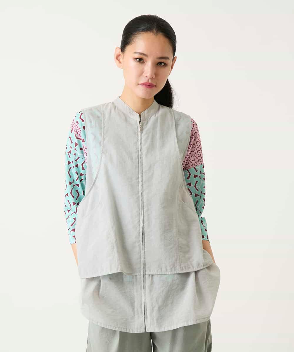 RBBFD15330 HIROKO BIS レイヤード風デザインジレ /洗える