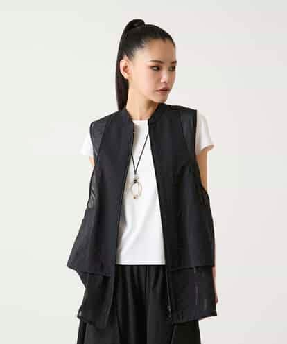 RBBFD15330 HIROKO BIS レイヤード風デザインジレ