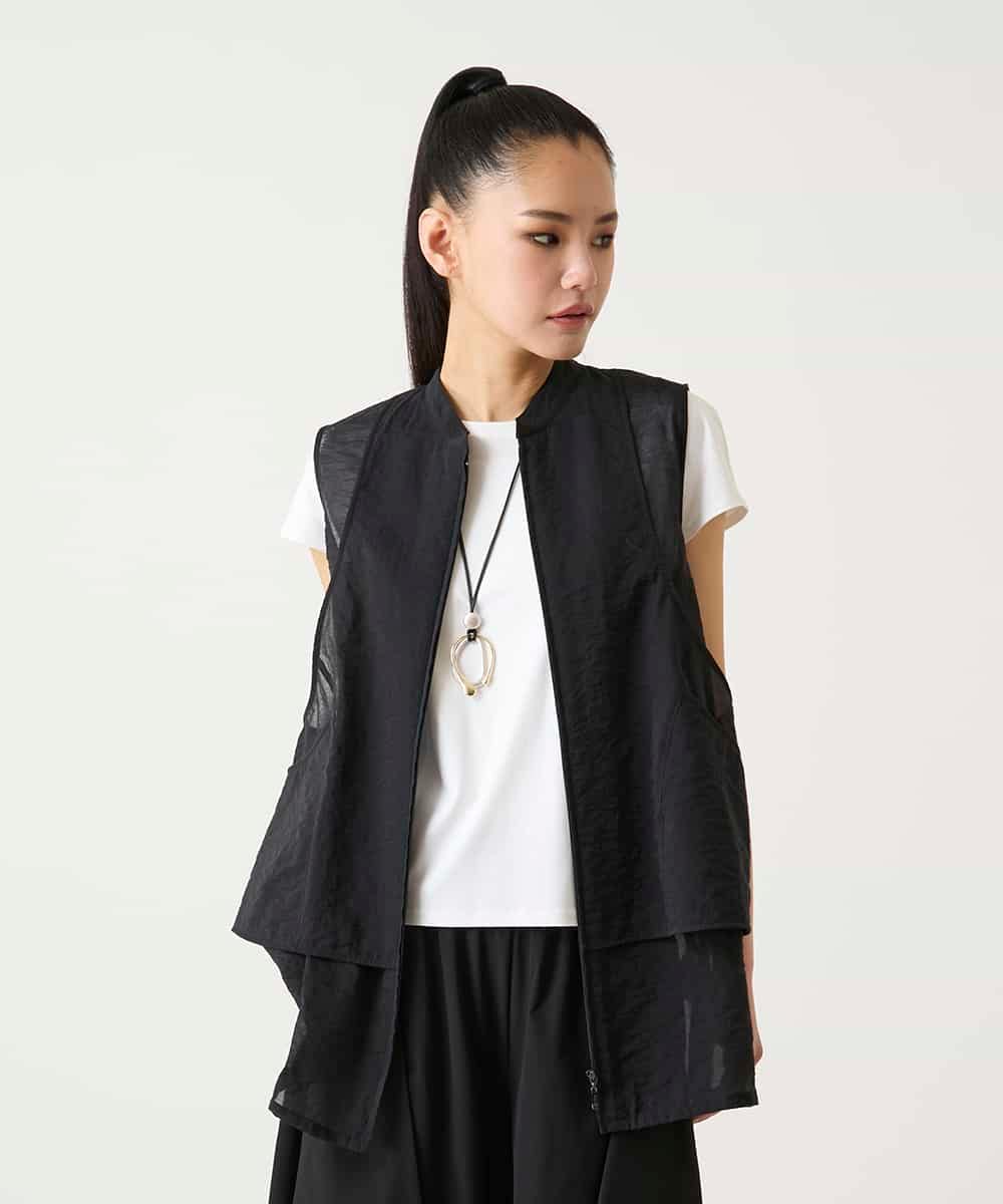 RBBFD15330 HIROKO BIS レイヤード風デザインジレ /洗える