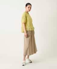 RBBFD33270 HIROKO BIS(ヒロコ ビス) アイレット刺繍タックヘムブラウス ライトイエロー