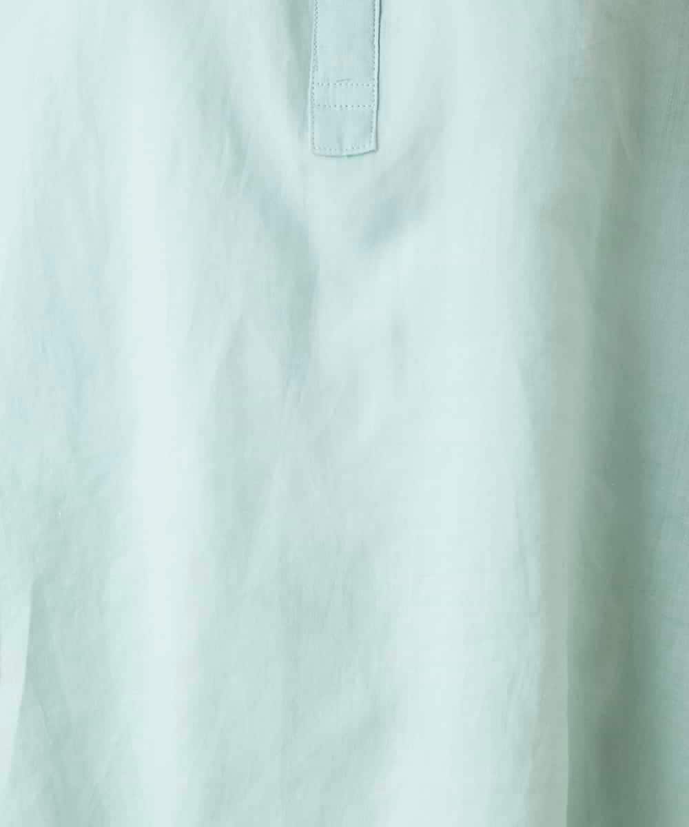 RBBFD45180 HIROKO BIS(ヒロコ ビス) フレアスリーブ麻ブラウス グリーン