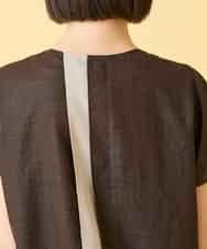 RBBGE11260 HIROKO BIS(ヒロコ ビス) 【先行予約】カラーブロックデザインブラウス ブラウン