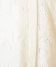 RBBGE21360 HIROKO BIS(ヒロコ ビス) 【先行予約】フラワー刺繍コットンロングシャツ ホワイト