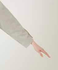 RBBGE28260 HIROKO BIS(ヒロコ ビス) ストライプリネンタッチブラウス ベージュ