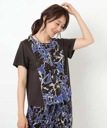 RBBGN15190 HIROKO BIS 【洗える】フラワーシフォンプルオーバー