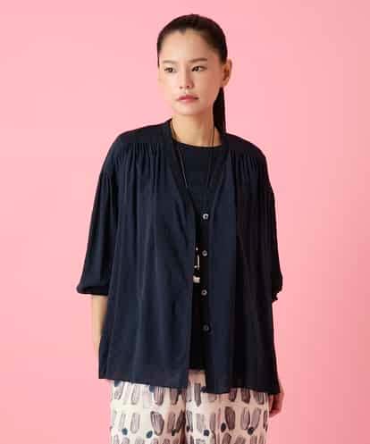 RBBHE35230 HIROKO BIS シアーVネックカーディガン